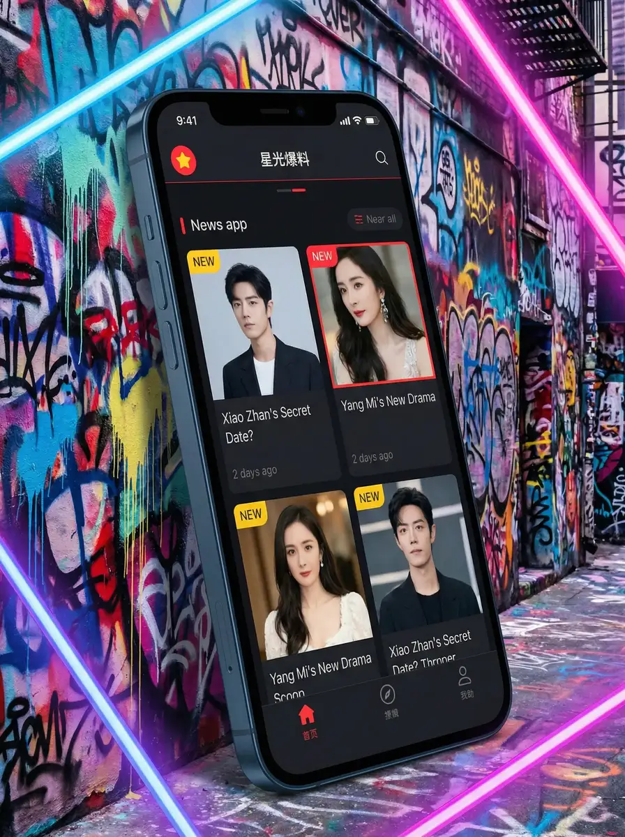 亚洲第一页 APP界面展示 - 掌上吃瓜神器